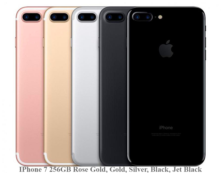 IPhone 7 256GB Rose Gold, Gold, Silver, Black, Jet Black